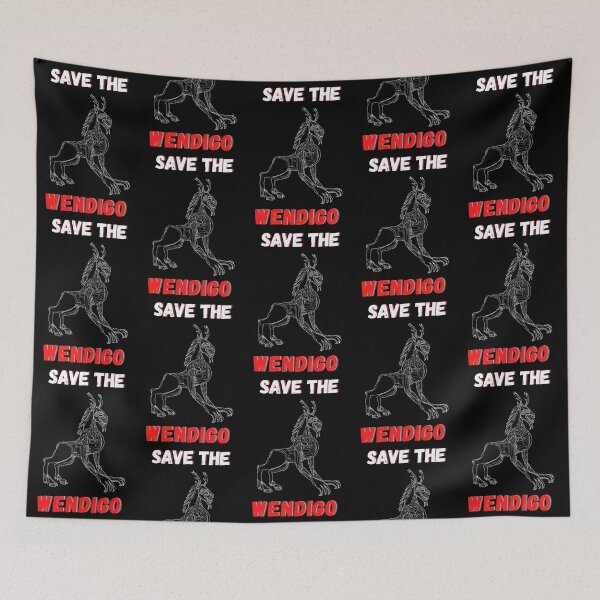 Item preview, SAVE THE WENDIGO - Horror Fan designed and sold by LukjanovArt.