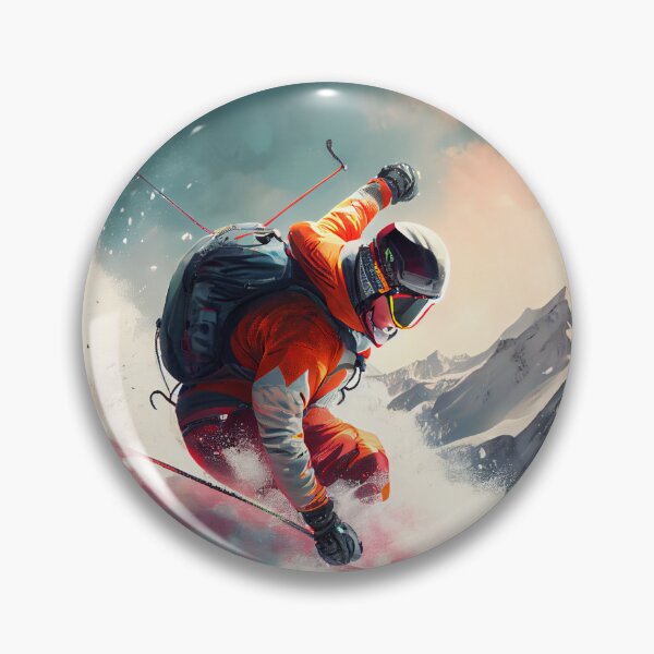 Item preview, Close-Up Skiing Adventure designed and sold by LukeAiWalker.