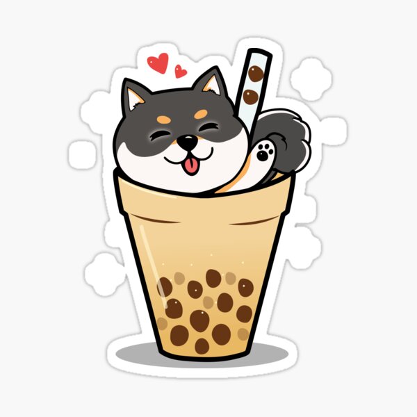 Aperçu de l'œuvre Shiba Inu noir créée et vendue par ouchmypancreas.