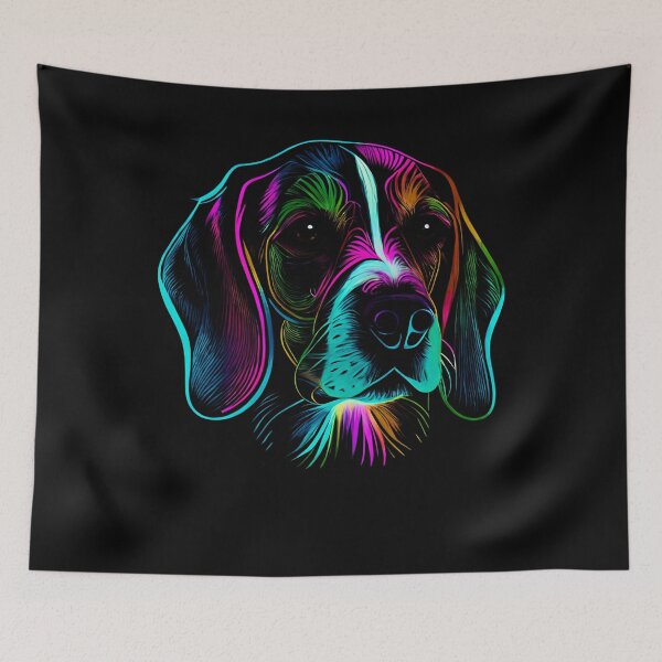 Item preview, Beagle Dog Colorful Paint Splash designed and sold by rafaeltto.