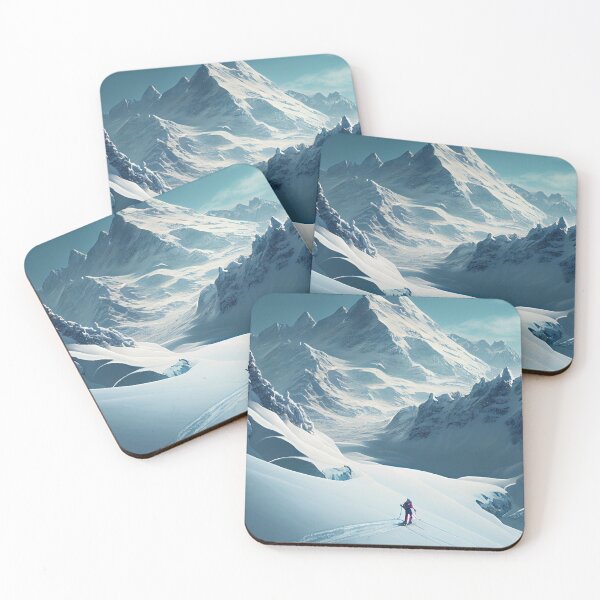 Item preview, skiing in a Winter Wonderland designed and sold by LukeAiWalker.