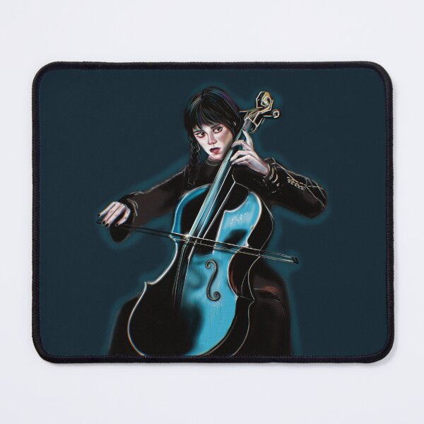 Item preview, Wednesday Friday Addams Playing Cello designed and sold by xsaxsandra.