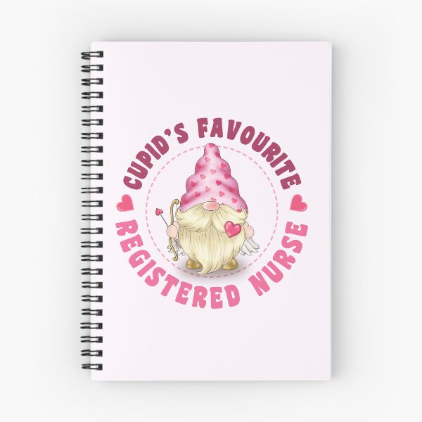 Item preview, Cupid's Favourite Registered Nurse - Pink gnome design for Valentines Day! designed and sold by TaraGbear.