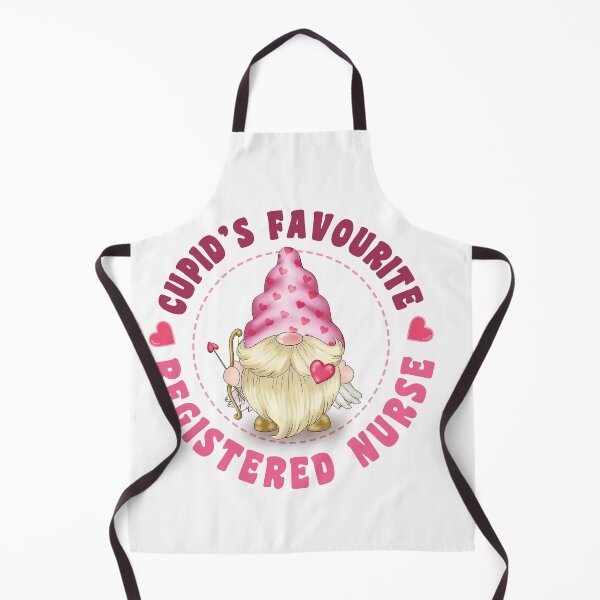 Item preview, Cupid's Favourite Registered Nurse - Pink gnome design for Valentines Day! designed and sold by TaraGbear.