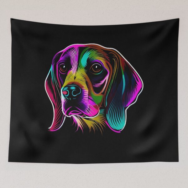 Item preview, Beagle Dog Colorful Paint Splash designed and sold by rafaeltto.