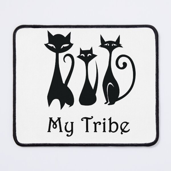Item preview, My Tribe - 3 black cats designed and sold by StJames-Art.