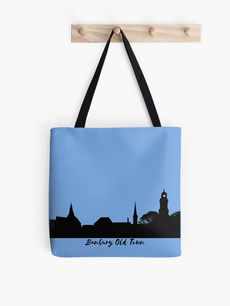 Thumbnail 1 of 2, Tote Bag, Banbury Old Town Skyline designed and sold by Barry  Whitehouse.