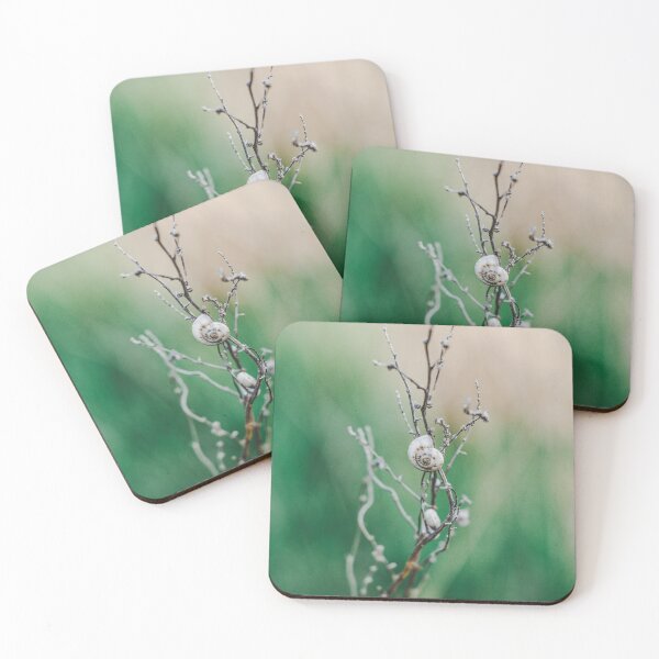 Item preview, snail shell on branch Green nature designed and sold by Phanaturalis.