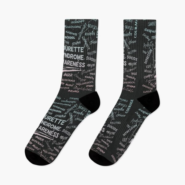 Item preview, Tourette Syndrome Awareness - Typography Word Description of Life With Tourettes designed and sold by MJDezigns.