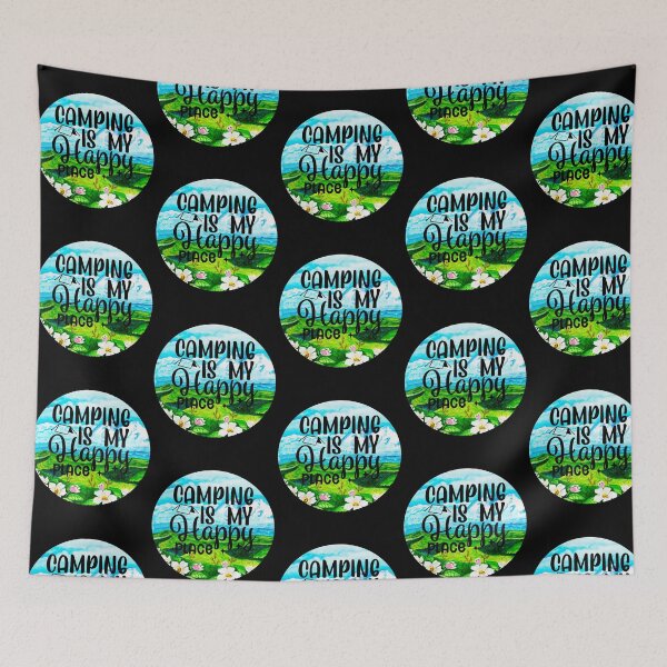 Item preview, Camping Is My Happy Place Adventure RV Vacation designed and sold by Karry-Pat.