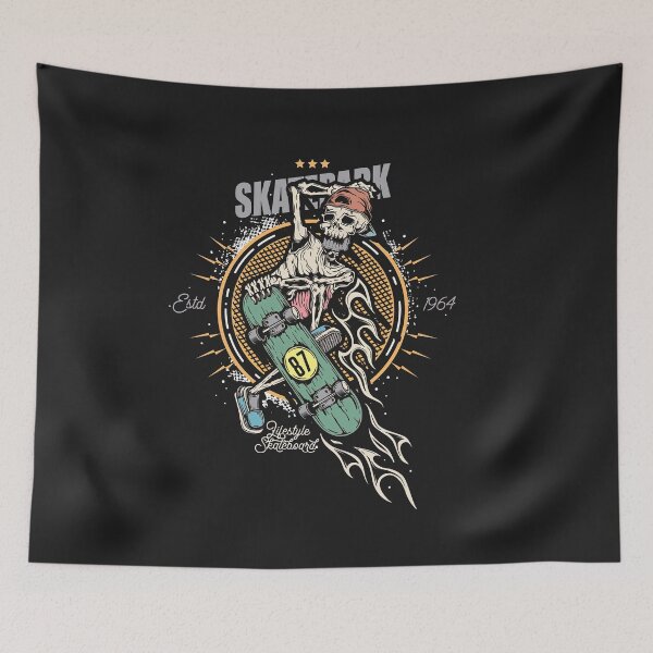 Item preview, Skateboarding Skeleton Shirt, Thrashermagazine, The Berrics designed and sold by Skateboard-Art.