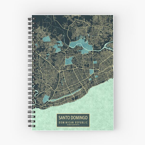 Item preview, Santo Domingo City Map of Dominican Republic - Summer designed and sold by deMAP.