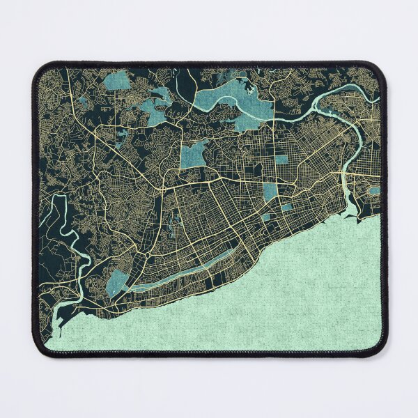 Item preview, Santo Domingo City Map of Dominican Republic - Summer designed and sold by deMAP.
