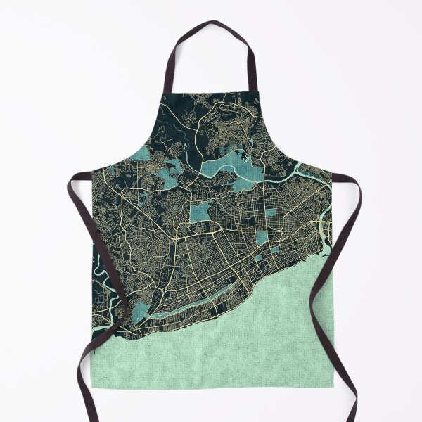 Item preview, Santo Domingo City Map of Dominican Republic - Summer designed and sold by deMAP.