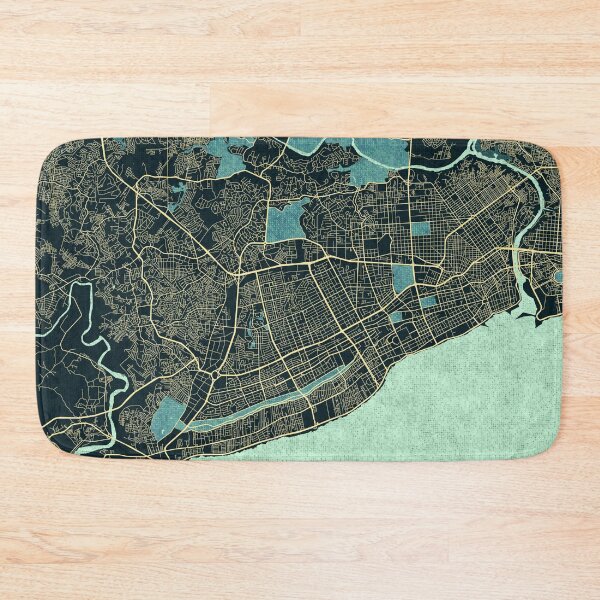 Item preview, Santo Domingo City Map of Dominican Republic - Summer designed and sold by deMAP.