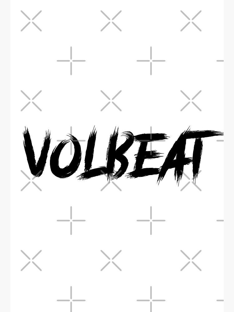 "Volbeat Merch Volbeat Logo" Poster for Sale by Redbubble
