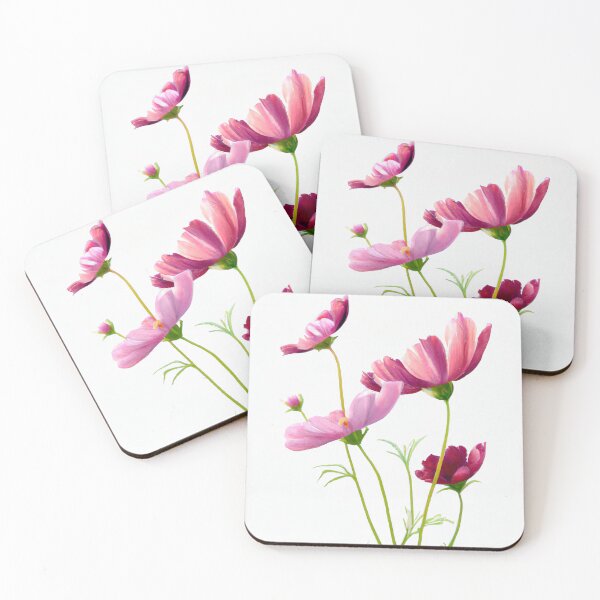 Artikelvorschau, Lila Kosmosblumen entworfen und verkauft von Vanover Designs.