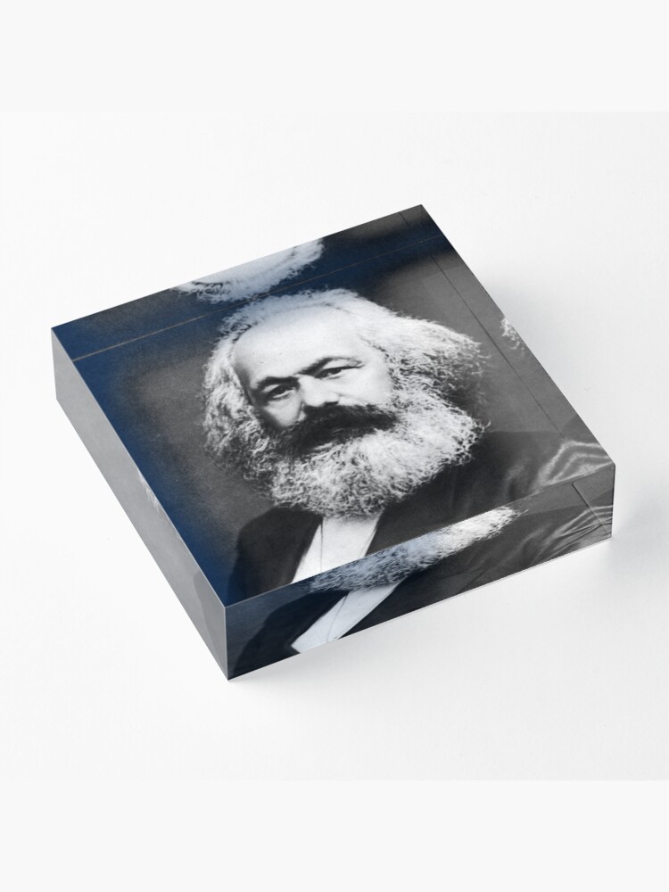 Alternate view of Karl Marx Acrylic Block