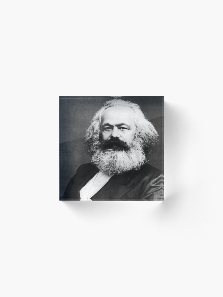 Alternate view of Karl Marx Acrylic Block