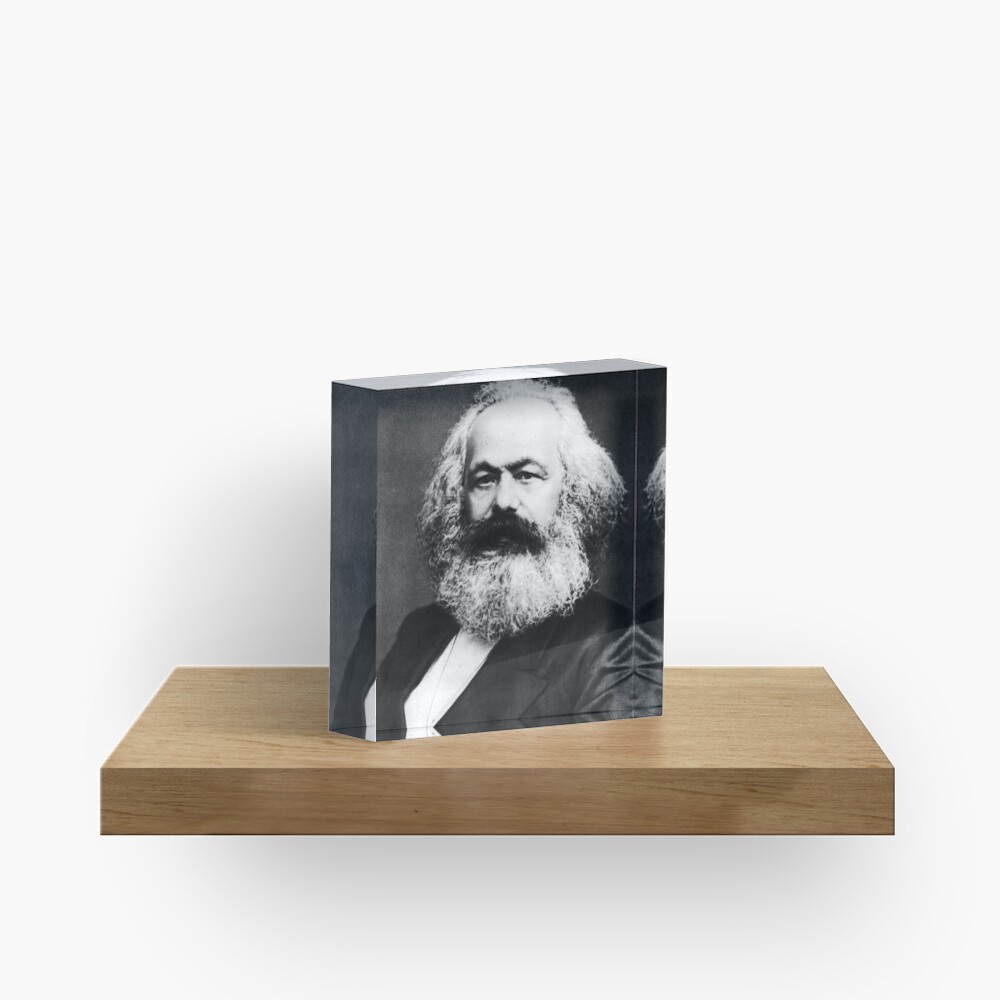Karl Marx Acrylic Block