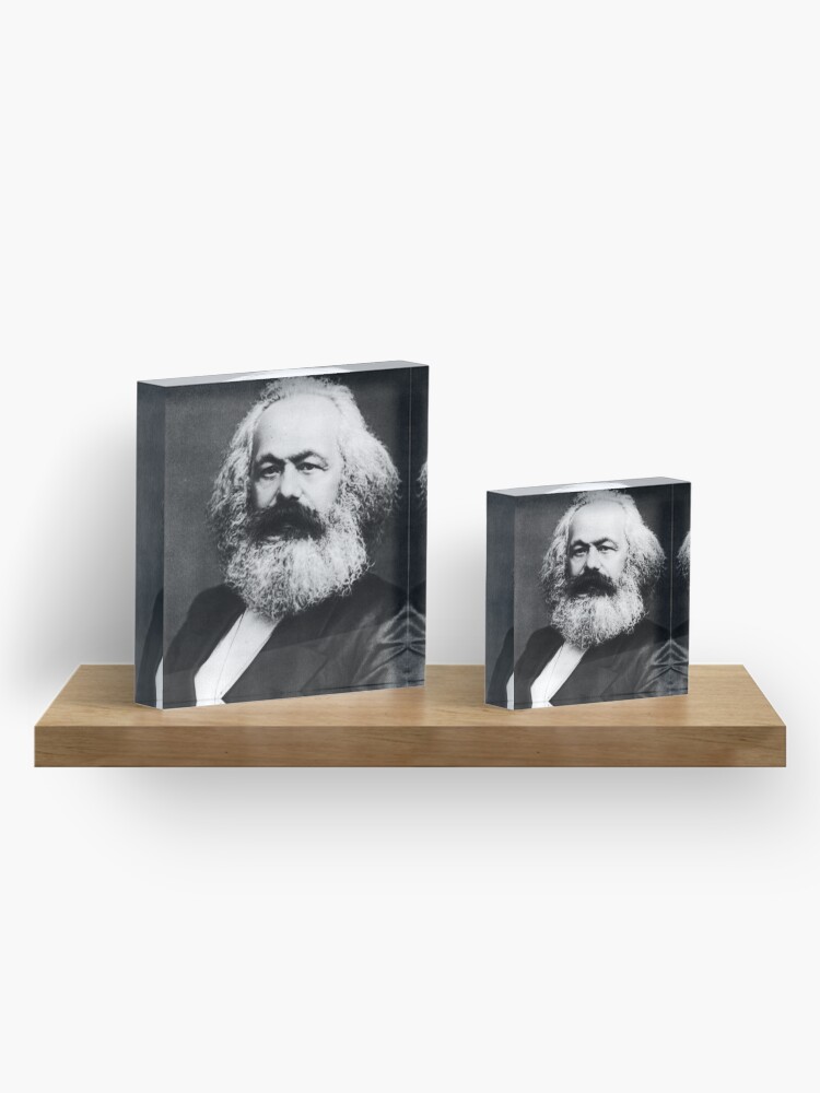Alternate view of Karl Marx Acrylic Block