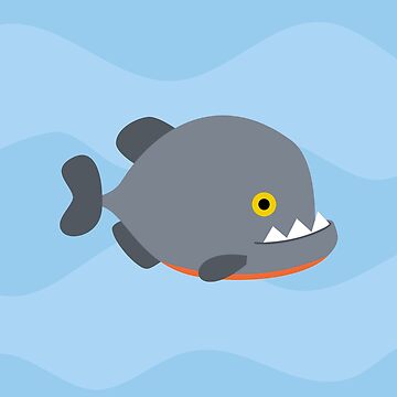 Artwork thumbnail, A school of piranhas by Petits Pixels