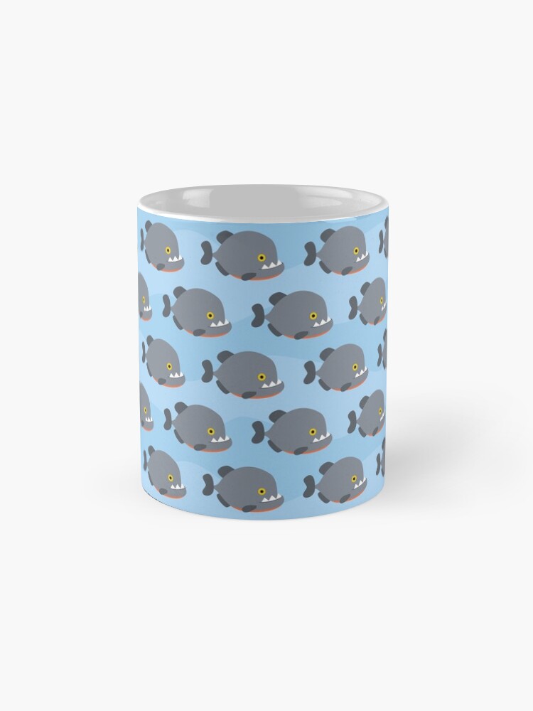 Thumbnail 4 of 6, Coffee Mug, A school of piranhas designed and sold by petitspixels.