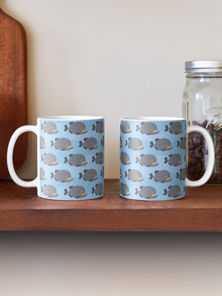 Thumbnail 2 of 6, Coffee Mug, A school of piranhas designed and sold by petitspixels.