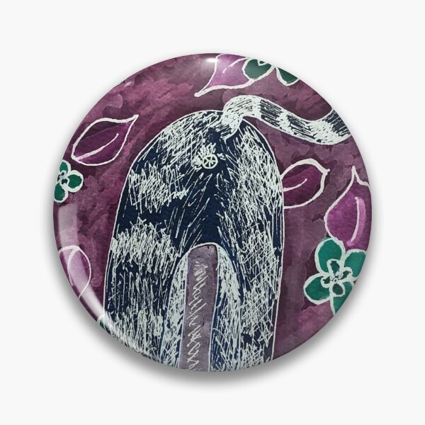 Item preview, Purple Garden Cat Butt - Art designed and sold by jolabrese.