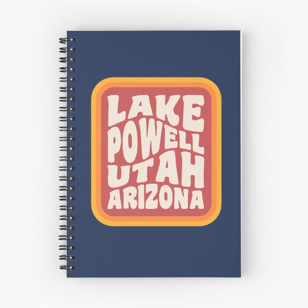 Item preview, Lake Powell Utah Arizona Typography Badge Hiking designed and sold by yelly123.