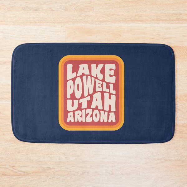 Item preview, Lake Powell Utah Arizona Typography Badge Hiking designed and sold by yelly123.