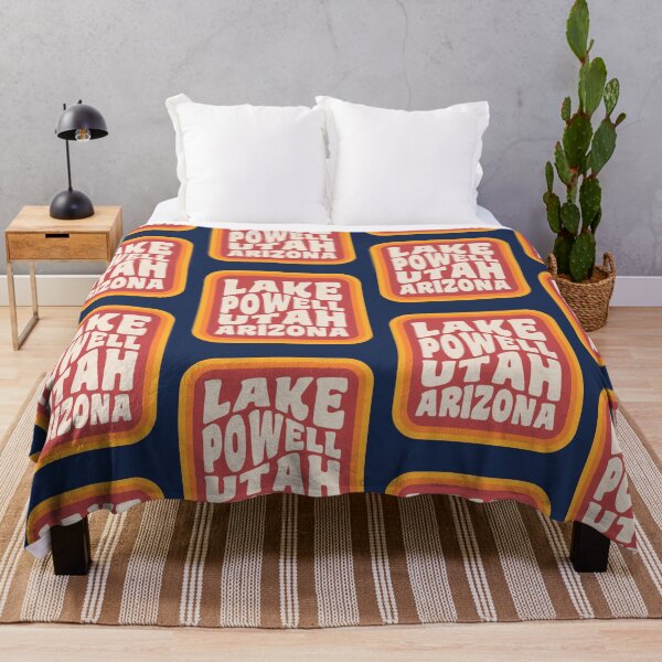 Item preview, Lake Powell Utah Arizona Typography Badge Hiking designed and sold by yelly123.
