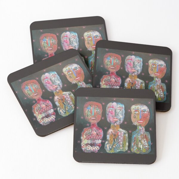 Item preview, More Souls Pink Orange designed and sold by BeaOutsiderArt.