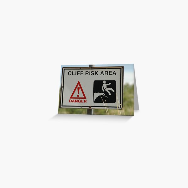 Danger sign! Greeting Card