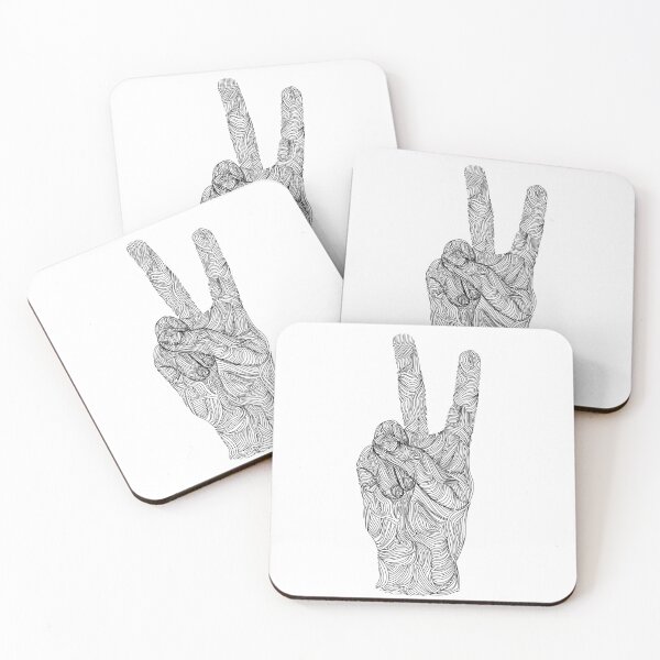 Item preview, Hand peace sign designed and sold by in-the-mountain.