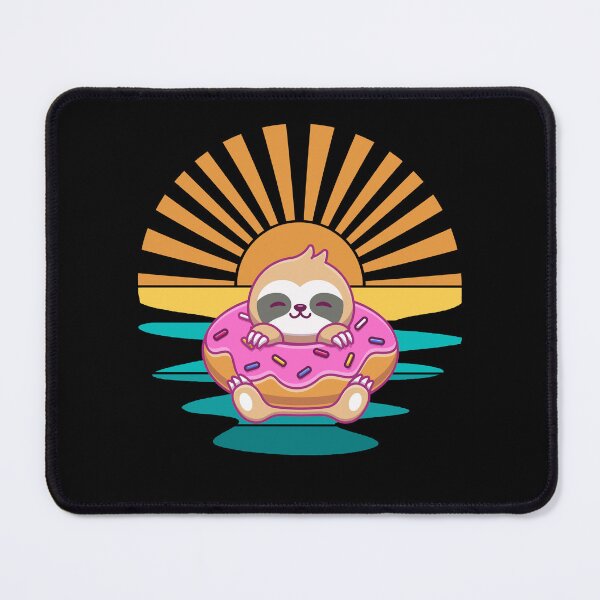 Item preview, Swimming Donut Kawaii designed and sold by RockBeeDesigns.