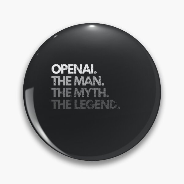 Artikelvorschau, OpenAI: Der Mann, der Mythos, die Legende - Cooles T-Shirt entworfen und verkauft von ChatGPT.