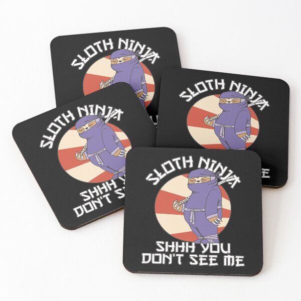 Item preview, Funny Sloth Ninja "Shhhh You Don't See Me" Ninja Sloth  designed and sold by Designs-By-Zar.