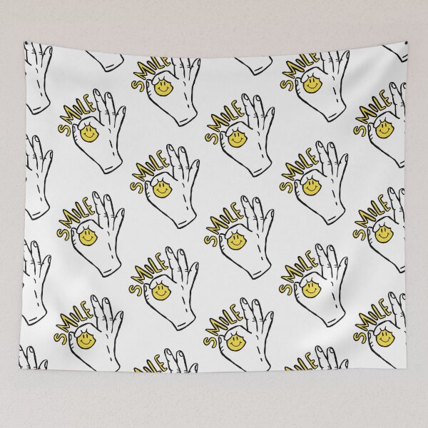Item preview, Smiling smile happy face smile happy face love funny  designed and sold by Tropical Blood.