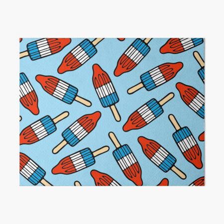 Rocket Popsicle Pattern Art Board Print