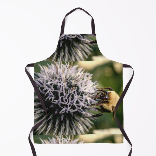 Item preview, Small Globe Thistle With Bee 9 designed and sold by Robert Alsop.