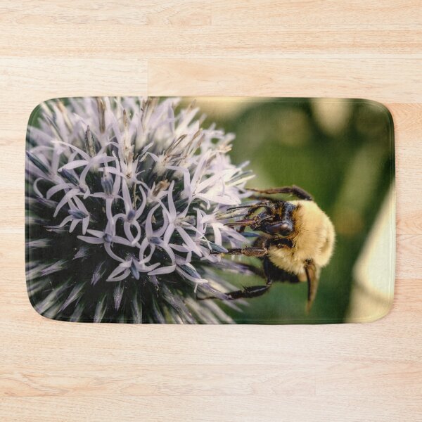 Item preview, Small Globe Thistle With Bee 9 designed and sold by Robert Alsop.