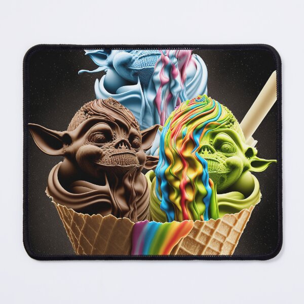Item preview, Colorful ice cream creature flavours designed and sold by osssoconcept.