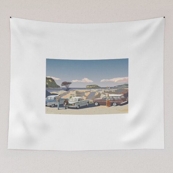 Item preview, Whangamata Beach at dusk designed and sold by contourcreative.