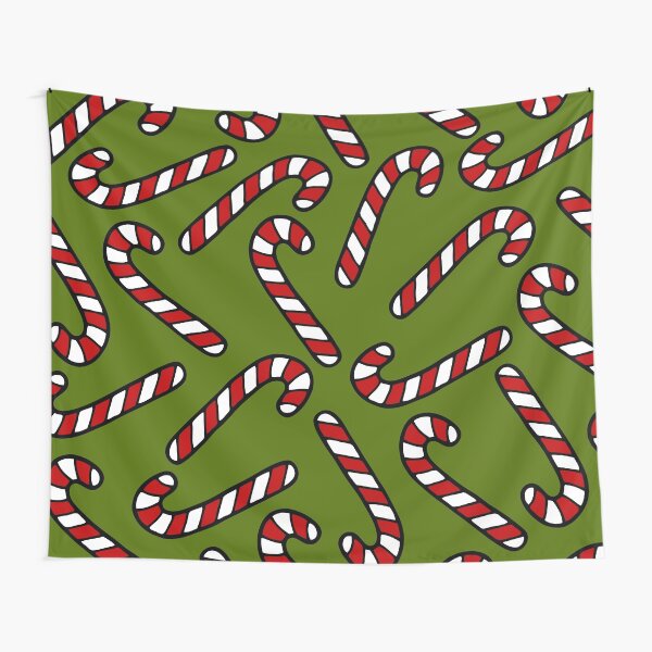 Candy Cane Pattern Tapestry