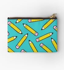 Pencil Power Blue Muster Täschchen