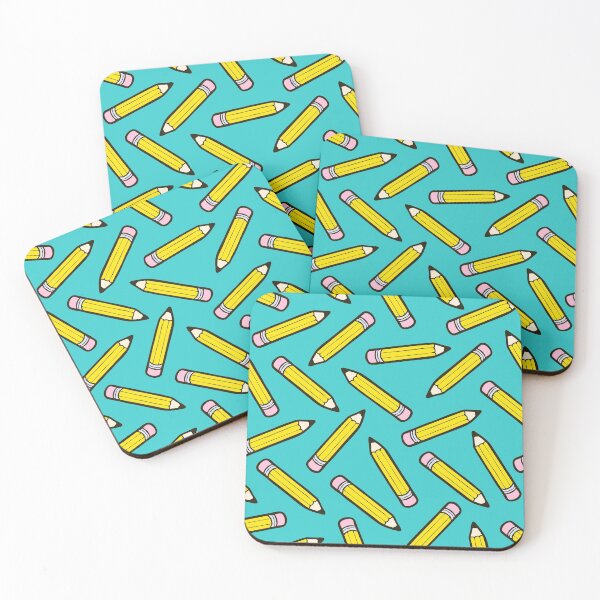 Item preview, Pencil Power Blue Pattern designed and sold by evannave.