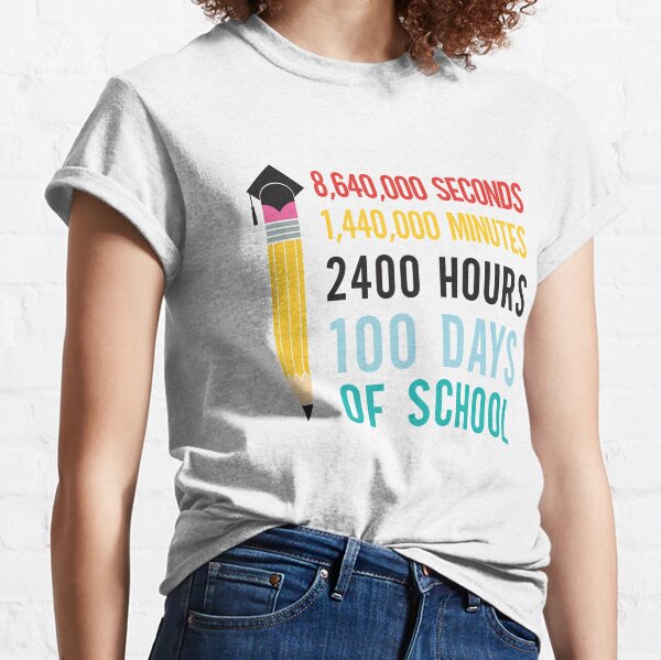 100 days of school shirts for sale