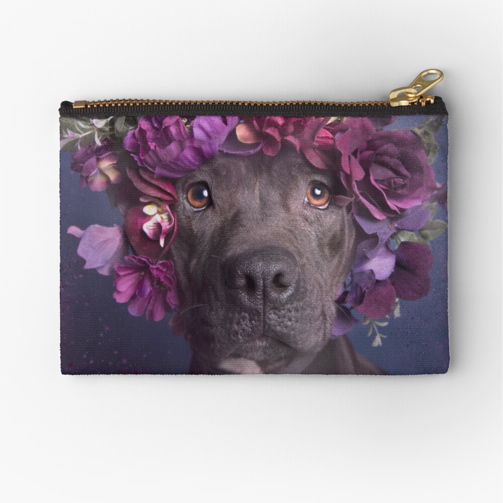 Flower Power, Aria Zipper Pouch
