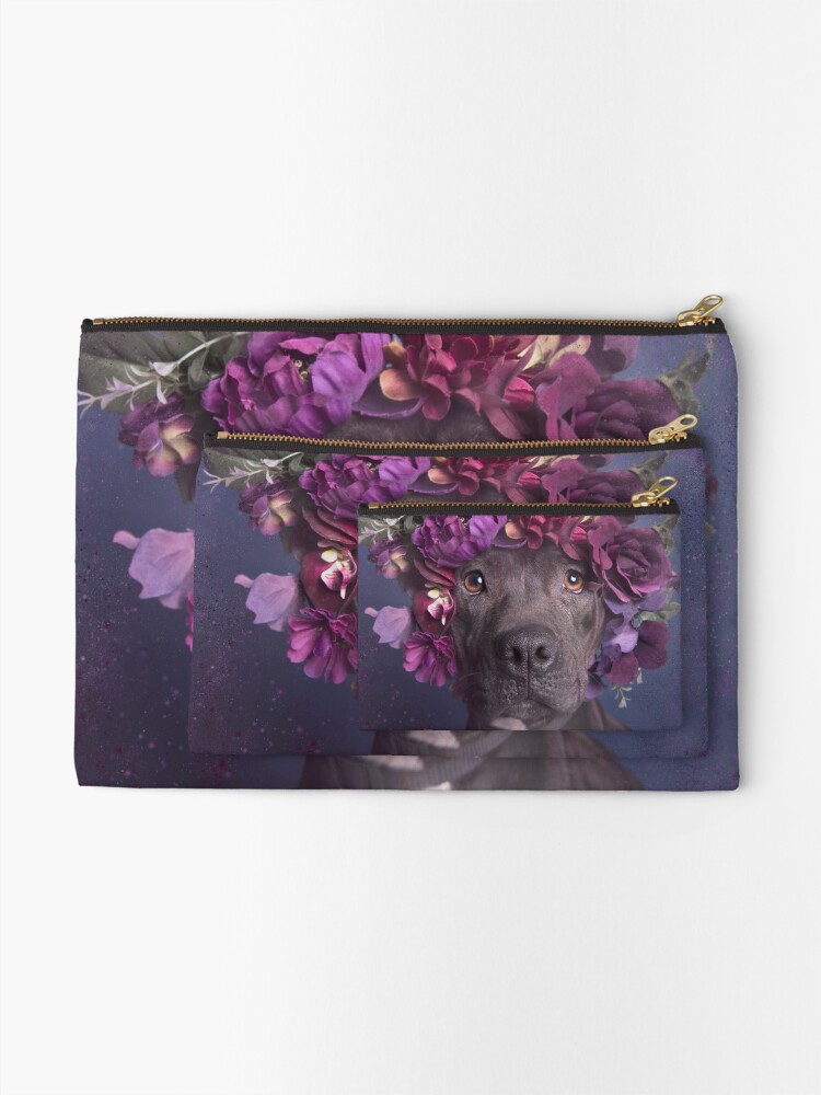 Alternate view of Flower Power, Aria Zipper Pouch